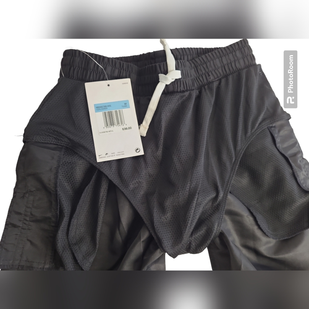 Nike Boy's Volley Board Shorts Surf Black Swim Trunks Medium Liner Pockets New - Picture 9 of 14